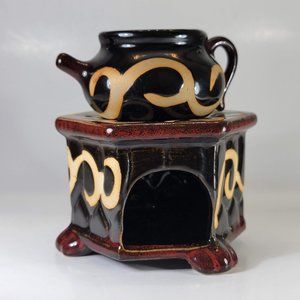 Ceramic Wax Melt Warmer Burner Melter Fragrance Teapot Stove Design for Home